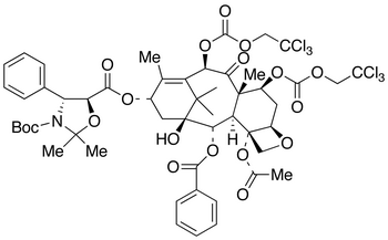 13-[[(3-N-Boc)-2,2-dimethyl-4-phenyl-1,3-oxazolidin-5-yl]formyl]-10-deacetyl-7,10-bis[[(2,2,2-trichloroethyl)oxy]carbonyl] Baccatin III