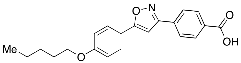 4-[5-(4-Pentyloxyphenyl)isoxazol-3-yl]benzoic Acid