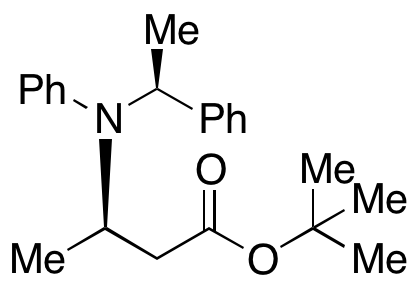 3-(Phenyl((S)-1-phenylethyl)amino)butanoic Acid (R)-tert-Butyl Ester 