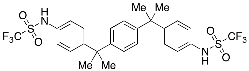 N,N’-[1,4-Phenylenebis[(1-methylethylidene)-4,1-phenylene]]bis[1,1,1]-trifluoro-methanesulfonamide
