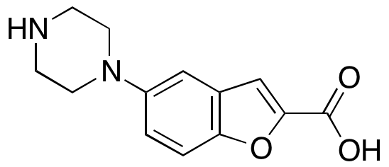 5-(1-Piperazinyl)benzofuran-2-carboxylic Acid