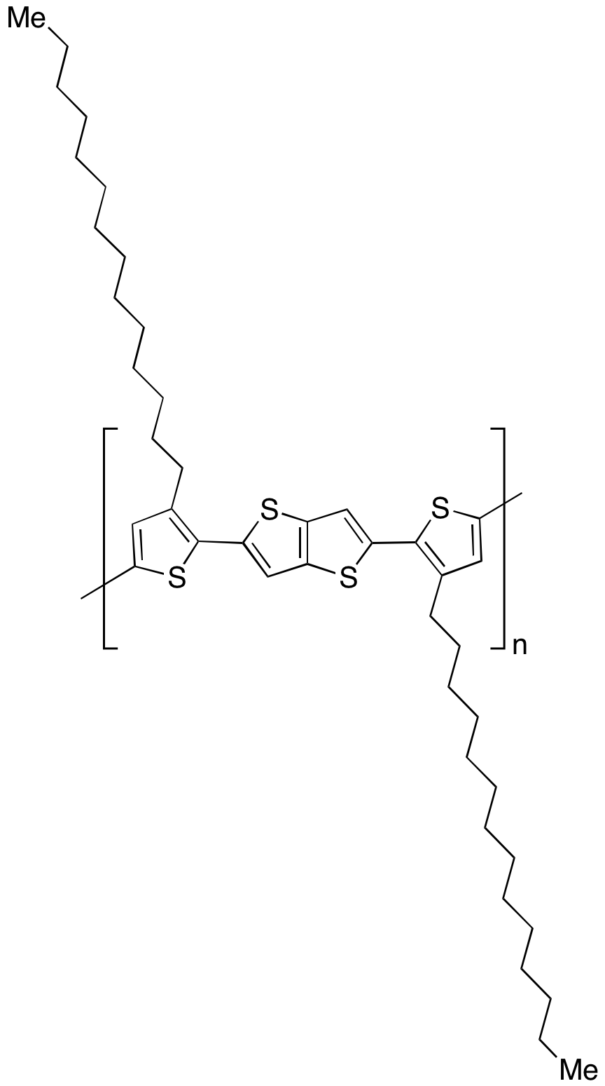 Poly(2,5-bis(3-tetradecylthiophen-2-yl)thieno[3,2-β]thiophene)