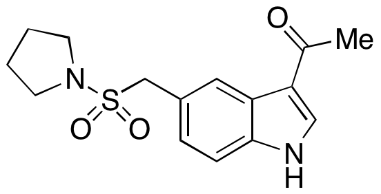 1-(5-((Pyrrolidin-1-ylsulfonyl)methyl)-1H-indol-3-yl)ethanone