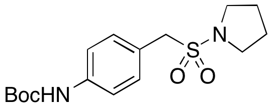(4-((Pyrrolidin-1-ylsulfonyl)methyl)phenyl)carbamic Acid tert-Butyl Ester 