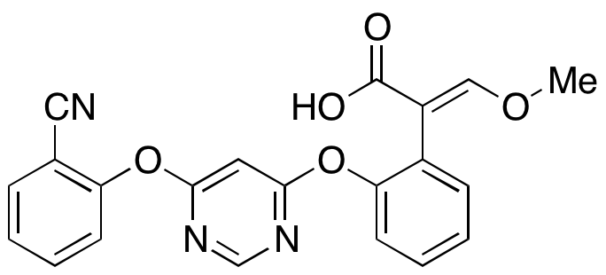 (E)-2-(2-((6-(2-Cyanophenoxy)pyrimidin-4-yl)oxy)phenyl)-3-methoxyacrylic Acid(R234886)