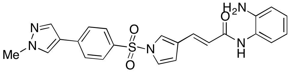 (E)-N-(2-Aminophenyl)-3-(1-((4-(1-methyl-1H-pyrazol-4-yl)phenyl)sulfonyl)-1H-pyrrol-3-yl)acrylamide