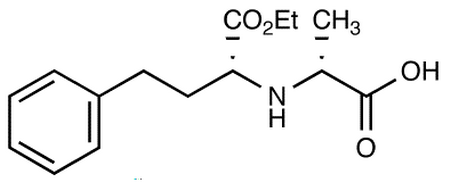 (-)-N-[1-(R)-Ethoxycarbonxyl-3-phenylpropyl)-R-alanine