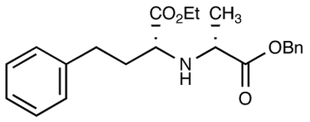 (-)-N-(1-R-Ethoxycarbonxyl-3-phenylpropyl)-R-alanine, Benzyl Ester