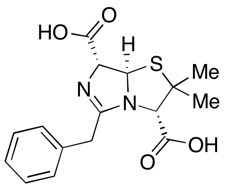 (3S,7R,7aR)-5-Benzyl-2,2-dimethyl-2,3,7,7a-tetrahydroimidazo[5,1-β]thiazole-3,7-dicarboxylic Acid