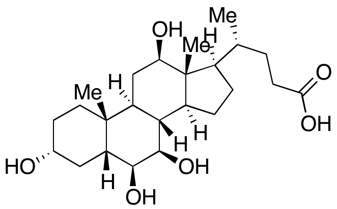 3α,6 β,7 β,12 β-Tetrahydroxy-5 β-cholanoic Acid