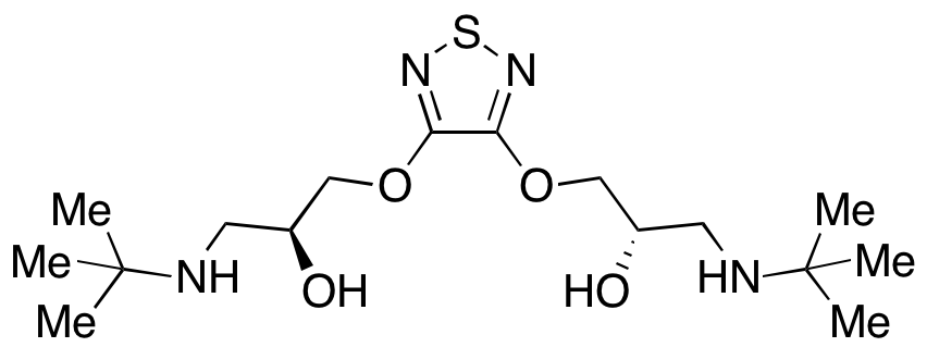 (2S,2’S)-3,3’-((1,2,5-Thiadiazole-3,4-diyl)bis(oxy))bis(1-(tert-butylamino)propan-2-ol)