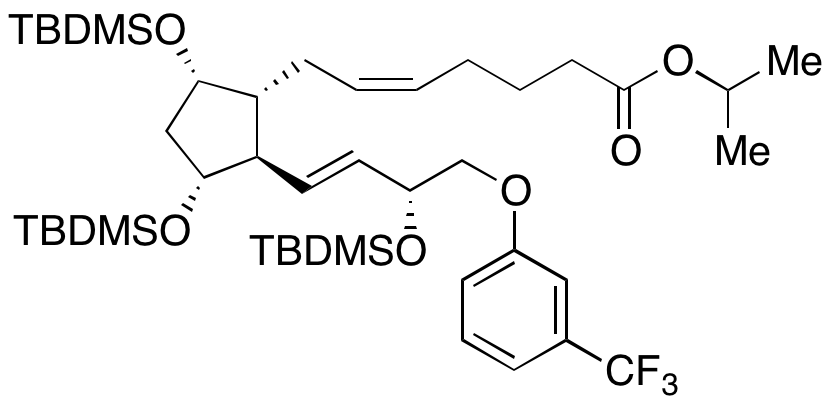 5,6-trans Travoprost Tri(tert-Butyldimethylsilyl) Ether