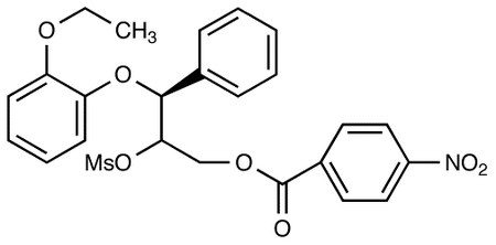 (2RS,3RS)-3-(2-Ethoxyphenoxy)-2-methanesulfonyloxy-1-(4-nitrobenzoyloxy)-3-phenylpropane