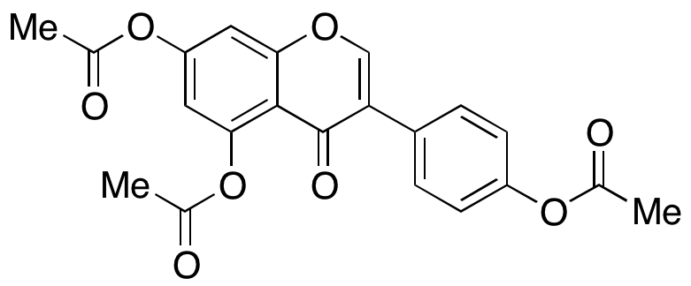 4’,5,7-Trihydroxyisoflavone Triacetate
