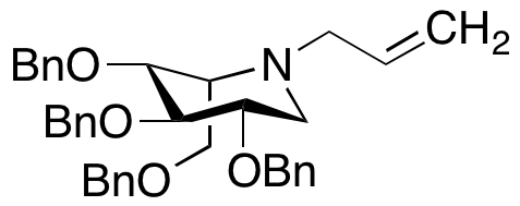(2S,3R,4R,5S)-3,4,5-Tris(phenylmethoxy)-2-[(phenylmethoxy)methyl]-1-(2-propen-1-yl)-piperidine 
