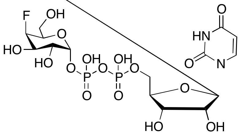 Uridine-5’-diphosphate-4-deoxy-4-fluoro-α-D-galactose
