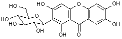1-3-6-7-Tetrahydroxyxanthone-C<sub>2</sub>-β-D-glucoside