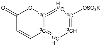 7-Hydroxycoumarin-<sup>13</sup>C<sub>6</sub> Sulfate Potassium Salt