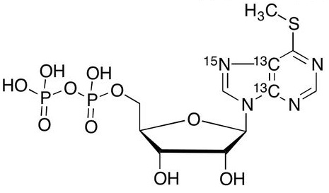 6-Methylthioinosine diphosphate-<sup>13</sup>C<sub>2</sub>,<sup>15</sup>N