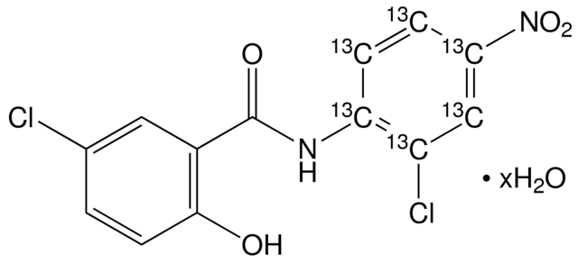 Niclosamide-<sup>13</sup>C<sub>6</sub> hydrate