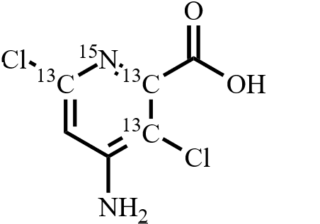 Aminopyralid-<sup>13</sup>C<sub>3</sub>,<sup>15</sup>N