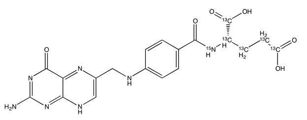 Folic acid-<sup>13</sup>C<sub>5</sub>,<sup>15</sup>N
