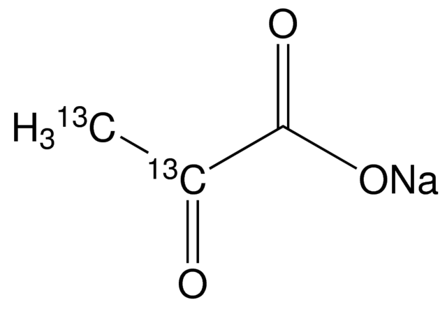 Sodium pyruvate-2,3-<sup>13</sup>C<sub>2</sub>