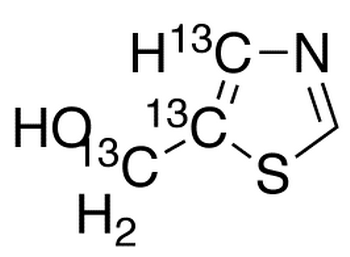 5-Thiazolemethanol-<sup>13</sup>C<sub>3</sub>