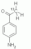 4-Aminoacetophenone-<sup>13</sup>C