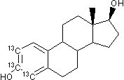 17β-Estradiol-2,3,4-<sup>13</sup>C<sub>3</sub>