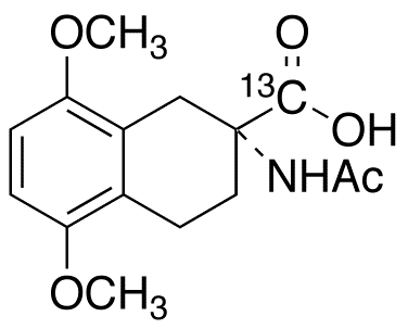 2-(Acetylamino)-1,2,3,4-tetrahydro-5,8-dimethoxy-2-naphthalenecarboxylic Acid-<sup>13</sup>C