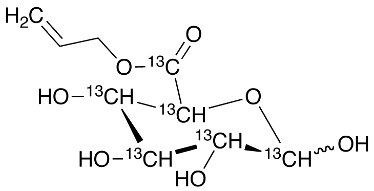 Allyl D-Glucuronate-<sup>13</sup>C<sub>6</sub>