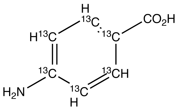 4-Aminobenzoic acid-<sup>13</sup>C<sub>6</sub>