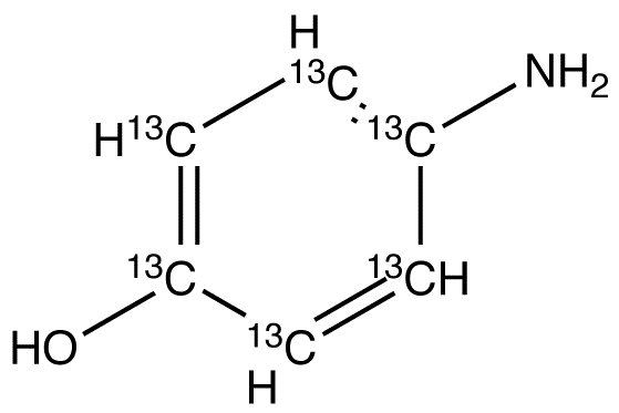 4-Aminophenol-<sup>13</sup>C<sub>6</sub>
