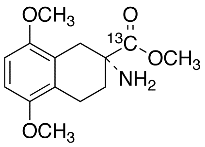 (2R)-2-Amino-1,2,3,4-tetrahydro-5,8-dimethoxy-2-naphthalenecarboxylic Acid Methyl Ester-<sup>13</sup>C