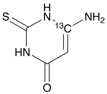 6-Amino-2-thiouracil-<sup>13</sup>C