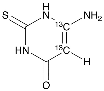 6-Amino-2-thiouracil-<sup>13</sup>C<sub>2</sub>