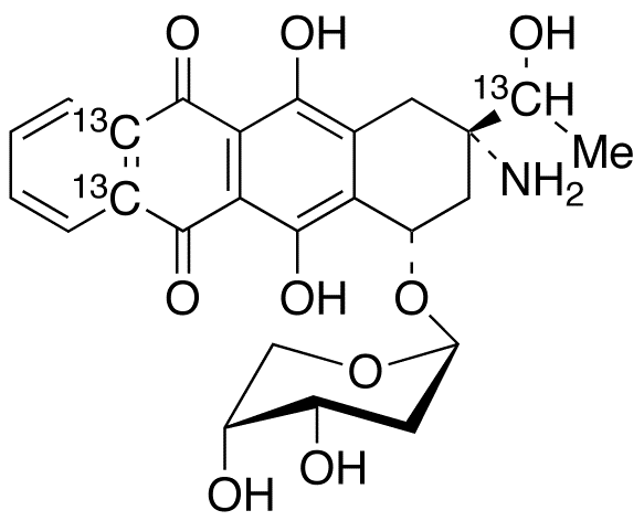 Amrubicinol-<sup>13</sup>C<sub>3</sub> (Mixture of Diastereomers)