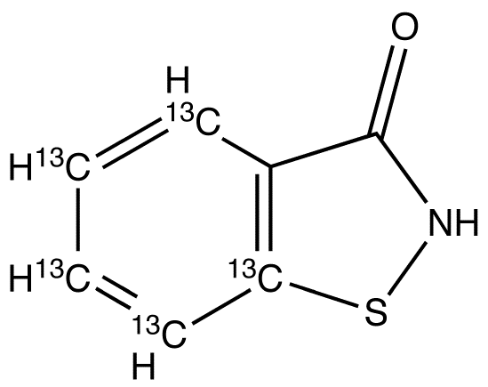 Benzoisothiazol-3-one-<sup>13</sup>C<sub>6</sub>