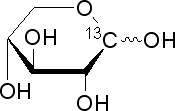 D-Xylose-1-<sup>13</sup>C