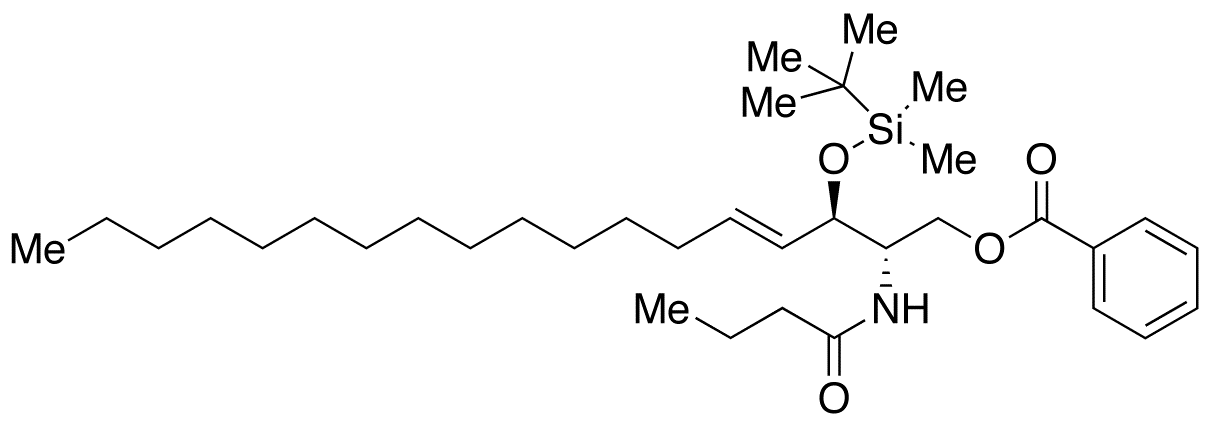 2-O-tert-Butyldimethylsilyl-1-O-benzoyl C<sub>4</sub> Ceramide