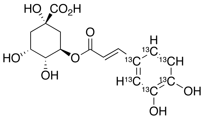 Chlorogenic acid-<sup>13</sup>C<sub>6</sub>