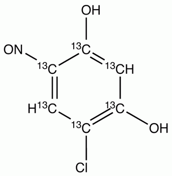 4-Chloro-6-nitrosoresorcinol-<sup>13</sup>C<sub>6</sub>