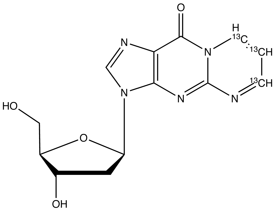 3-(2-Deoxy-β-D-erythro-pentofuranosyl)pyrimido[1,2-α]purin-10(3H)-one-<sup>13</sup>C<sub>3</sub>