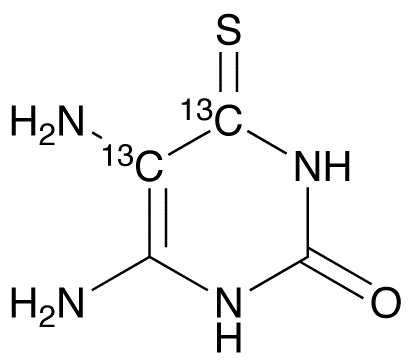 5,6-Diamino-4-thiouracil-<sup>13</sup>C<sub>2</sub>