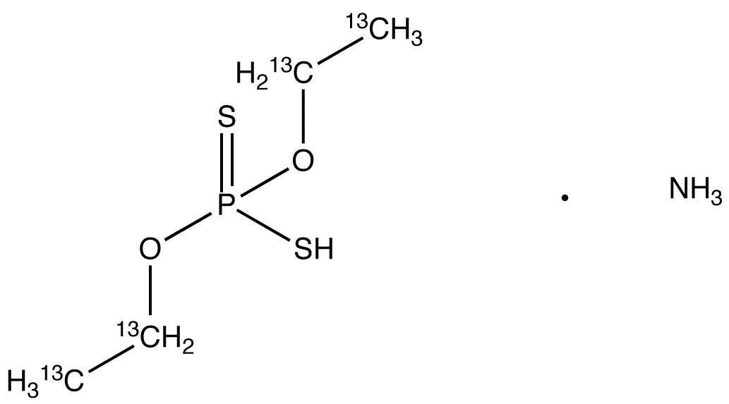 O,O-Diethyl Dithiophosphate-<sup>13</sup>C<sub>4</sub> Ammonium Salt