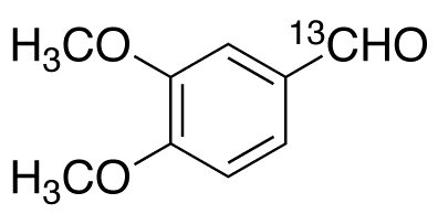 3,4-Dimethoxy-7-<sup>13</sup>C-benzaldehyde