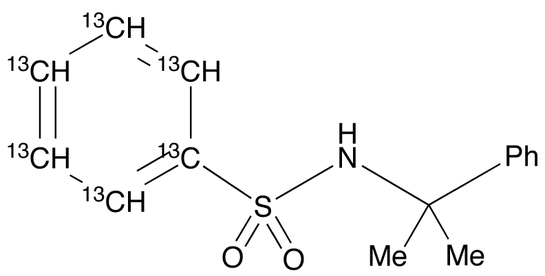 N-(α,α-Dimethylbenzyl)benzenesulfonamide-<sup>13</sup>C<sub>6</sub>
