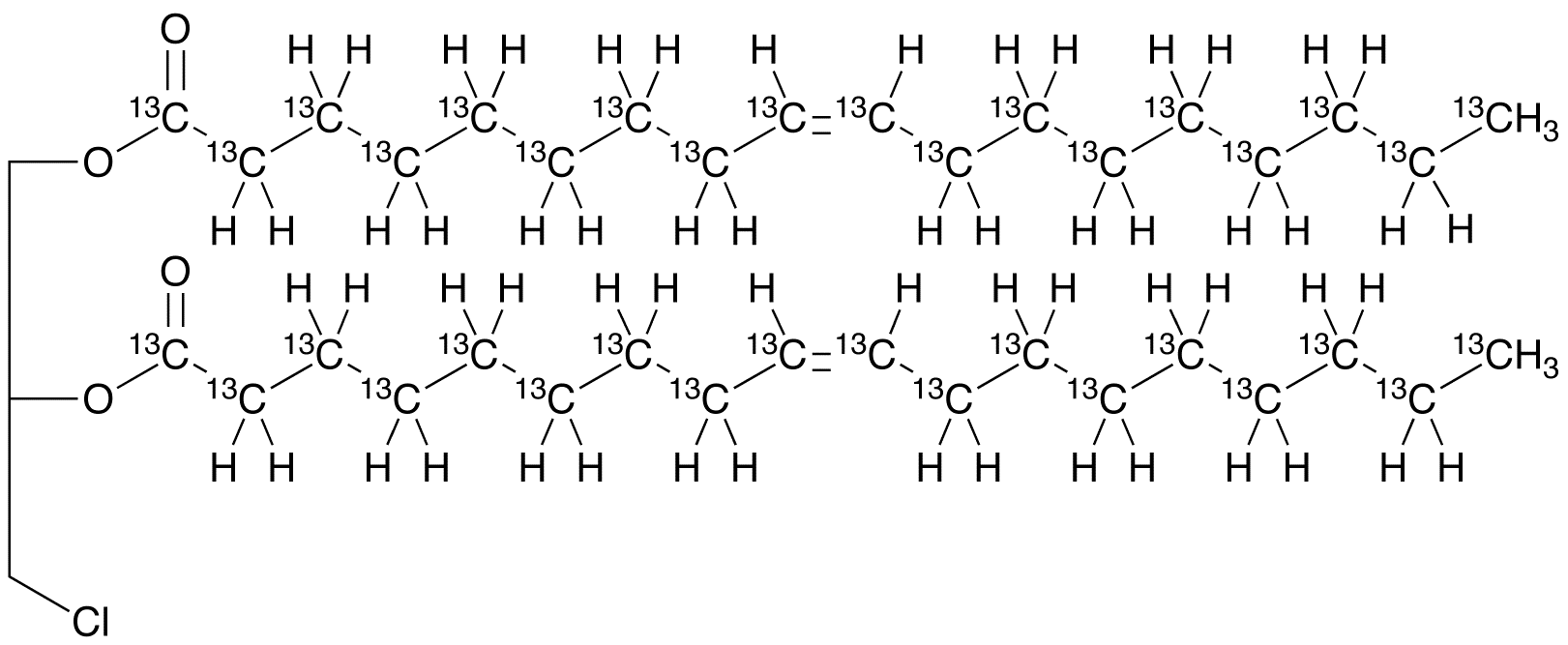 rac 1,2-Dioleoyl-3-chloropropanediol-<sup>13</sup>C<sub>36</sub>