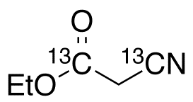 Ethyl Cyanoacetate-<sup>13</sup>C<sub>2</sub>